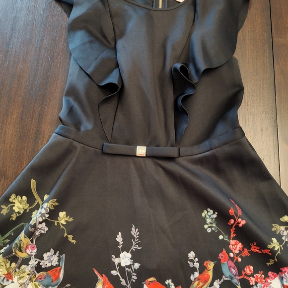 Floral Black Dress - Picture 5 of 8